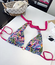 Colestore Versace Multi Printed Soft-Tie Bikini - 5
