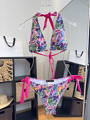 Colestore Versace Multi Printed Soft-Tie Bikini - 3