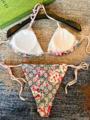 Colestore Gucci GG Floral Print Triangle Bikini Set - 6