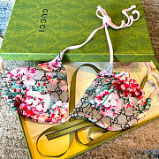 Colestore Gucci GG Floral Print Triangle Bikini Set - 5