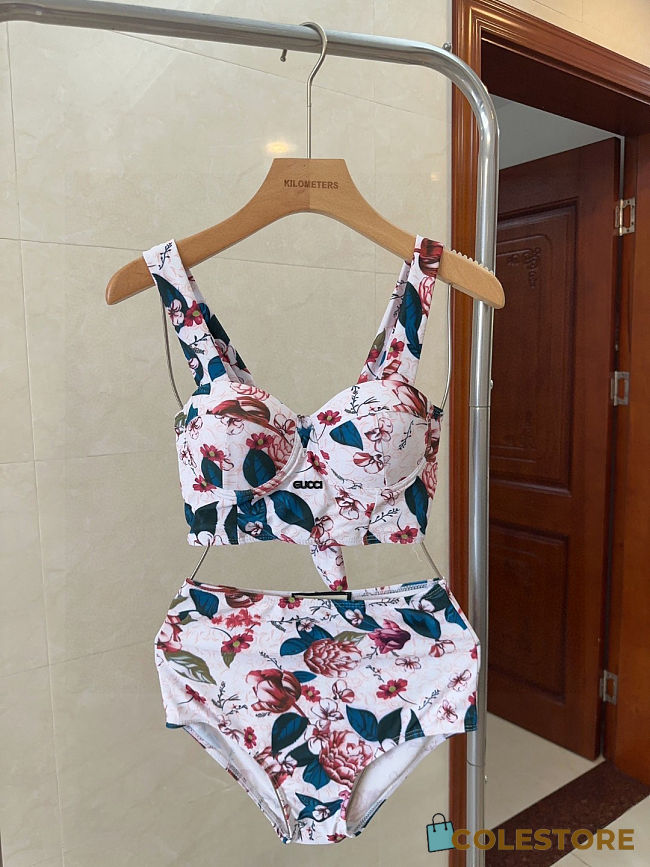 Colestore Gucci Floral Bikinis Set - 1