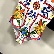 Colestore Dolce & Gabbana Ruffled Enamel Print Beach Vacation Swimsuit - 6