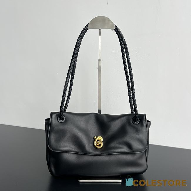 	 Colestore Bottega Veneta Madison in Black 27x16x6cm - 1