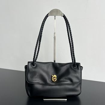 	 Colestore Bottega Veneta Madison in Black 27x16x6cm