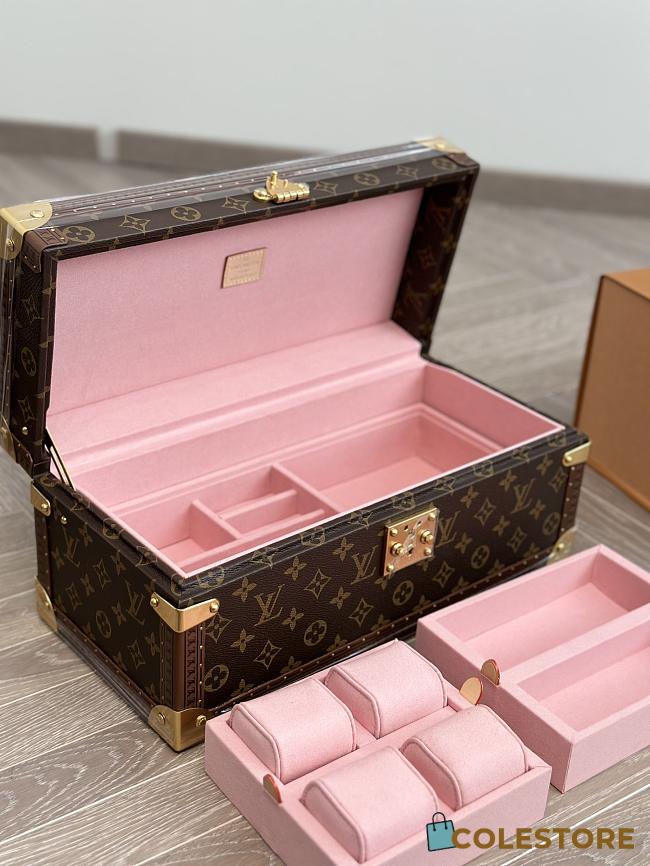 Colestore Louis Vuitton Coffret Accessoires Coffret 8 Montres Rose Ballerine 39 x 18 x 17cm - 1