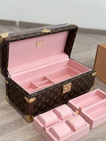 Colestore Louis Vuitton Coffret Accessoires Coffret 8 Montres Rose Ballerine 39 x 18 x 17cm