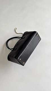 Colestore Chanel Small Tote   Calfskin & Gold-Tone Metal  Black 20x39x13cm - 6