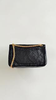Colestore Chanel Handbag 2.55   Sheepskin & Gold-plated metal  Black 16x24x7.5cm - 4