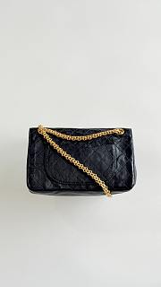 Colestore Chanel Handbag 2.55   Sheepskin & Gold-plated metal  Black 16x24x7.5cm - 5