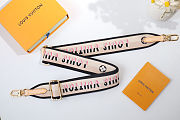 Colestore Louis Vuitton Jacquard Non-adjustable Speedy Bandouliere Strap Black/Pink 111 x 4 x 0.2cm - 1