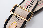 Colestore Louis Vuitton Jacquard Non-adjustable Speedy Bandouliere Strap Black/Pink 111 x 4 x 0.2cm - 3