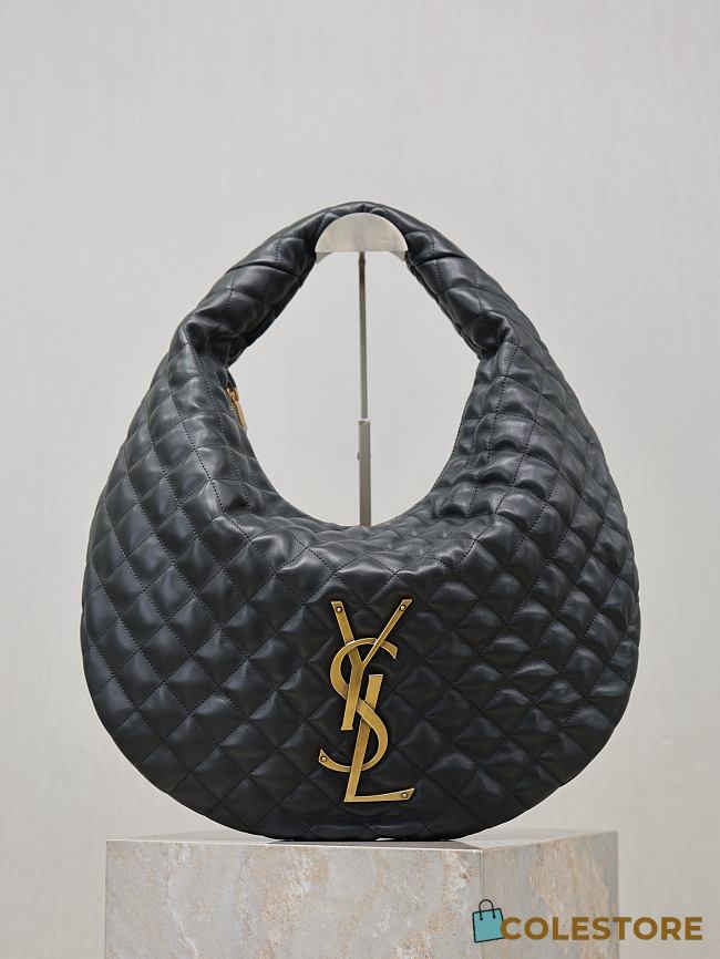 Colestore YSL Saint Laurent ICARE hobo in quilted nappa in Black 44×30×7cm - 1