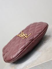 Colestore YSL  Saint Laurent ICARINO in quilted nappa in Bordeaux 17×13×3cm - 6