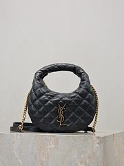 Colestore YSL Saint Laurent ICARINO mini in quilted nappa in Black 19x12x5cm - 1