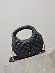 Colestore YSL Saint Laurent ICARINO mini in quilted nappa in Black 19x12x5cm - 3