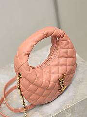 Colestore YSL Saint Laurent ICARINO mini in quilted nappa in Hortensia 19x12x5cm - 5