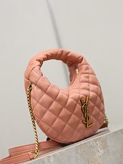 Colestore YSL Saint Laurent ICARINO mini in quilted nappa in Hortensia 19x12x5cm - 4