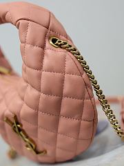 Colestore YSL Saint Laurent ICARINO mini in quilted nappa in Hortensia 19x12x5cm - 2