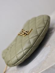 Colestore YSL Saint Laurent ICARINO mini in quilted nappa in Strong Moss  19x12x5cm - 4