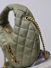 Colestore YSL Saint Laurent ICARINO mini in quilted nappa in Strong Moss  19x12x5cm - 2