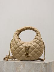 Colestore YSL Saint Laurent ICARINO mini in quilted nappa in Dark Beige 19x12x5cm - 1
