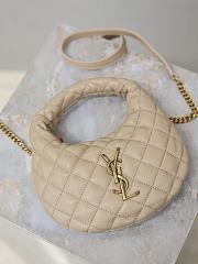 Colestore YSL Saint Laurent ICARINO mini in quilted nappa in Dark Beige 19x12x5cm - 3