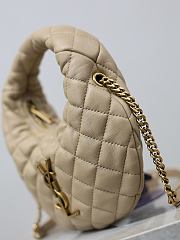 Colestore YSL Saint Laurent ICARINO mini in quilted nappa in Dark Beige 19x12x5cm - 2