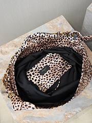 Colestore YSL  Saint Laurent AMALIA in satin in Black and Brown 40×50×5cm - 6
