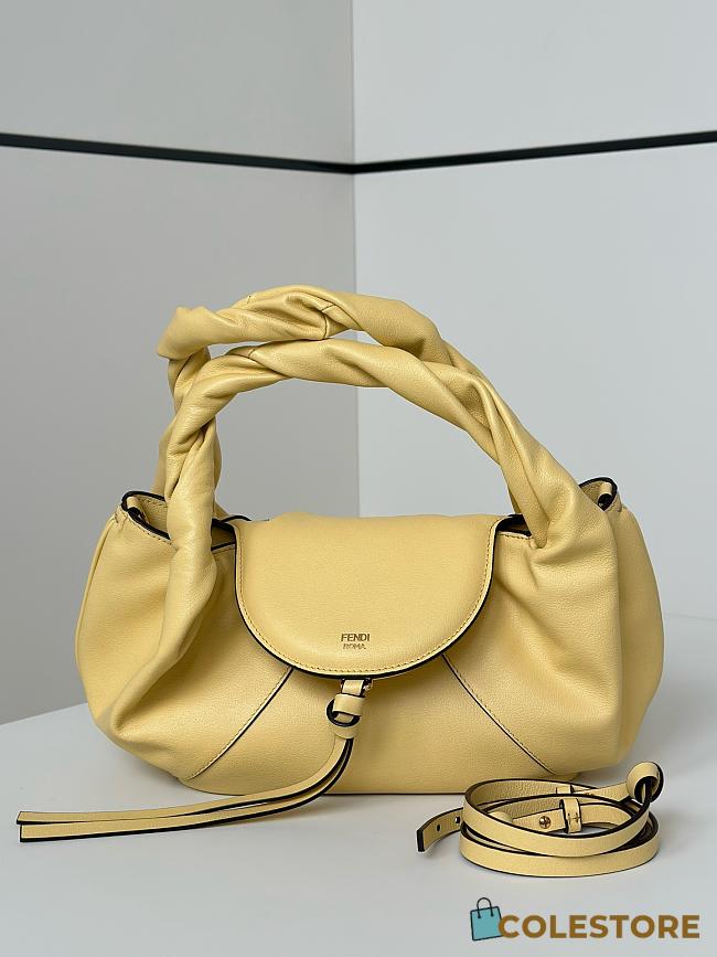 Colestore Fendi Spy Small Leather Yellow 32x12x18cm - 1