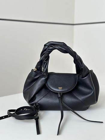Colestore Fendi Spy Small Leather Black 32x12x18cm