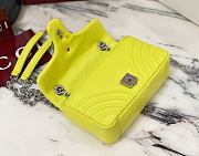Colestore  Gucci GG Marmont Small Shoulder Bag in Yellow Leather 22 × 12.5 × 6 cm - 2