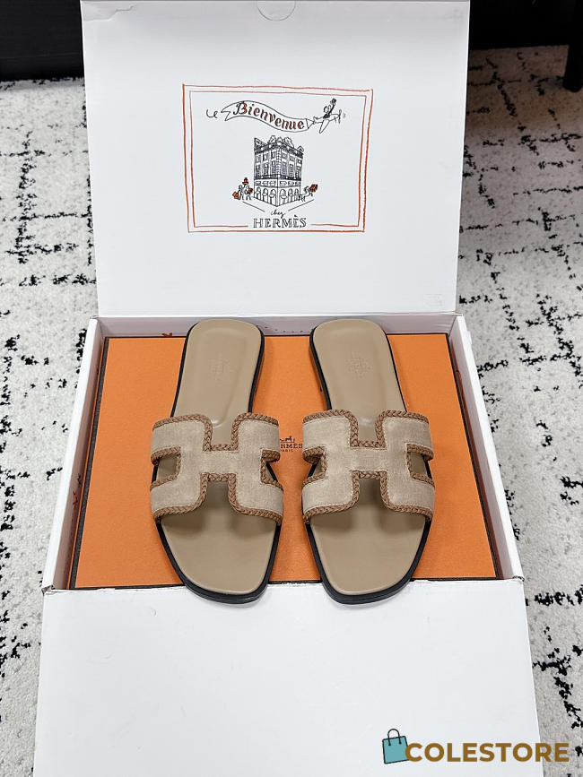 Colestore Hermes Oran Sandal Light Brown / Naturel - 1