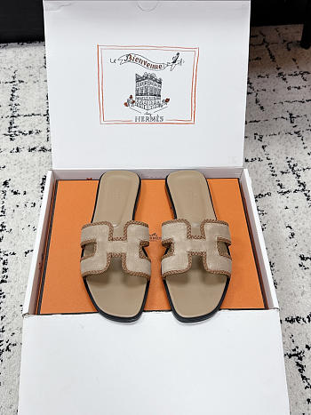 Colestore Hermes Oran Sandal Light Brown / Naturel