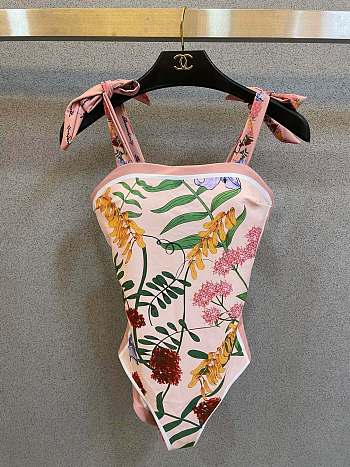 Colestore Gucci Botanical Print One‑Piece Swimsuit 