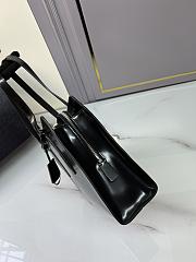 Colestore Prada Re-Edition 1995 brushed-leather medium handbag Black 1BA350 30x22x9 cm - 6