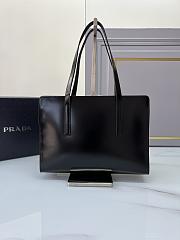 Colestore Prada Re-Edition 1995 brushed-leather medium handbag Black 1BA350 30x22x9 cm - 3