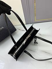 Colestore Prada Re-Edition 1995 brushed-leather medium handbag Black 1BA350 30x22x9 cm - 2