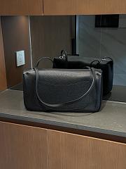 Colestore Chanel MAXI FLAPBAG   Grained Calfskin & Silver Metal  Black 19.5 x 32 x 10cm   - 6