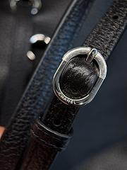 Colestore Chanel MAXI FLAPBAG   Grained Calfskin & Silver Metal  Black 19.5 x 32 x 10cm   - 5