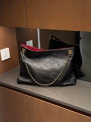 Colestore Chanel SHOPPING BAG   Lambskin & Gold-Tone Metal Black 29x40x9cm - 6