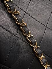 Colestore Chanel SHOPPING BAG   Lambskin & Gold-Tone Metal Black 29x40x9cm - 3