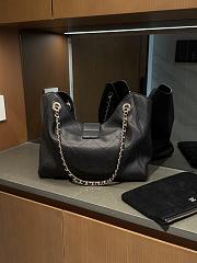 Colestore Chanel SHOPPING BAG Grained Calfskin & Gold-Tone Metal  Black 25x32x12cm - 2