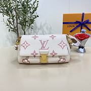Colestore Louis Vuitton Favorite Bicolor Monogram Empreinte Leather White/Pink 24x14x9cm - 1
