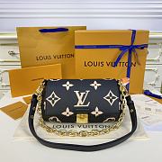 Colestore Louis Vuitton Favorite Bicolor Monogram Empreinte Leather Black/Beige 24x14x9cm - 1