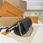 Colestore  Louis Vuitton Favorite Monogram Empreinte Leather Black 24x14x9cm - 6