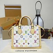 Colestore Louis Vuitton LV x TM Onthego PM Multicolor/White M27580 25x11.5x19cm - 6