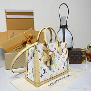 Colestore Louis Vuitton LV x TM Onthego PM Multicolor/White M27580 25x11.5x19cm - 4