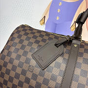 Colestore Louis Vuitton Keepall Bandoulière 55 Damier Ebene Canvas 55 x 31 x 26 cm - 6