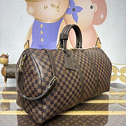 Colestore Louis Vuitton Keepall Bandoulière 55 Damier Ebene Canvas 55 x 31 x 26 cm - 5