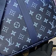 Colestore Louis Vuitton Keepall Bandoulière 50 Damier Azur Blue 50x29x23cm - 2